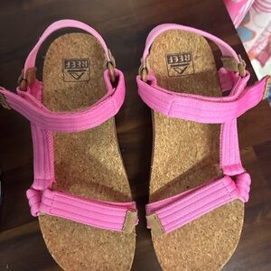 Reef Vibrant Pink Textile Sandals